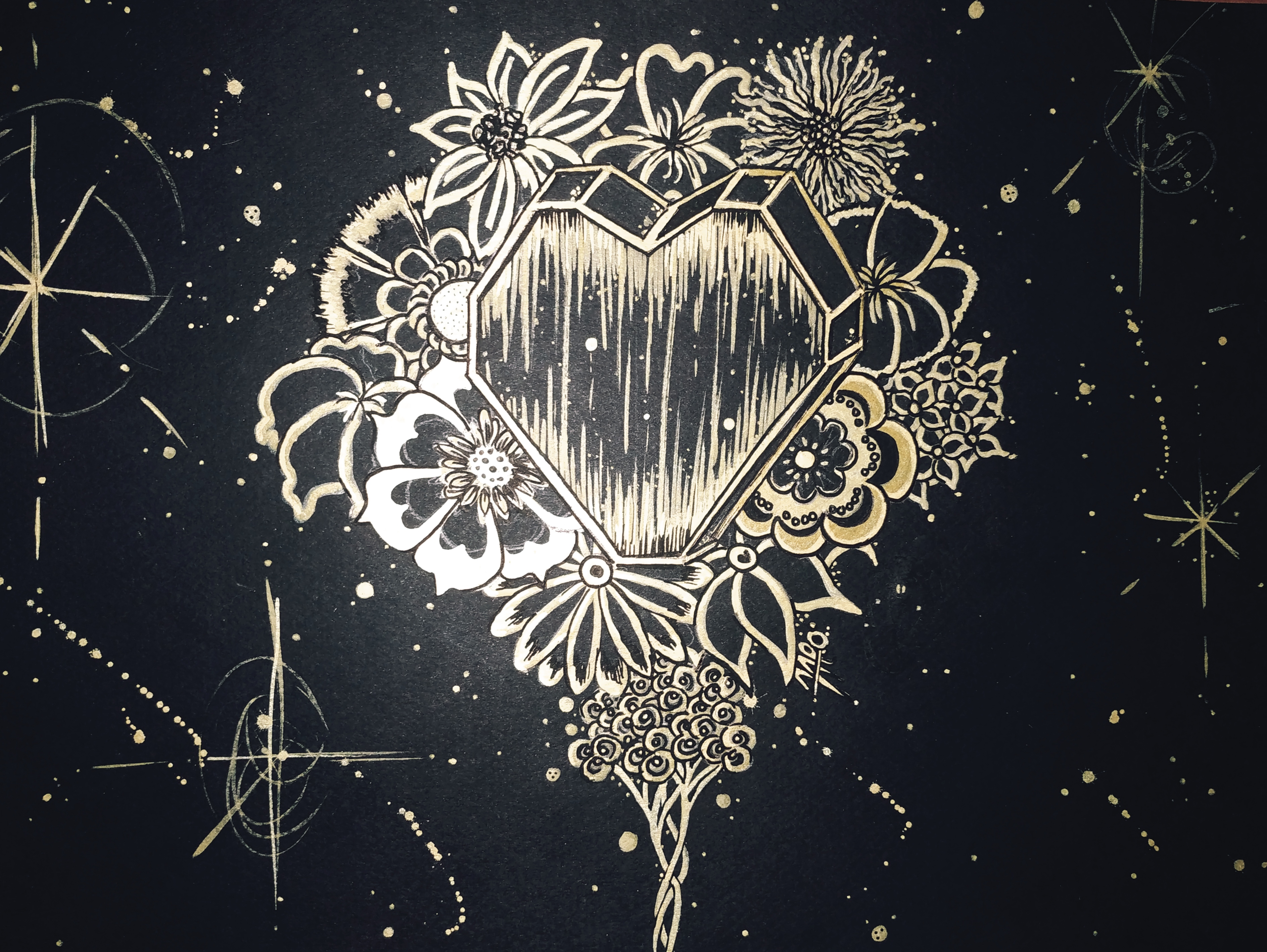 Gem & Flowers